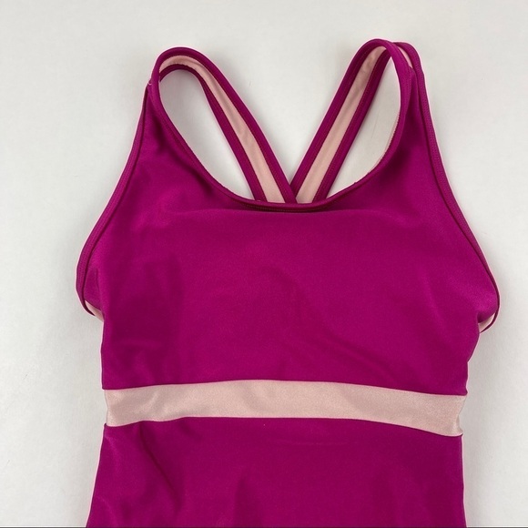 Anika Swimsuit Girls Pink One Piece - Picture 3 of 7